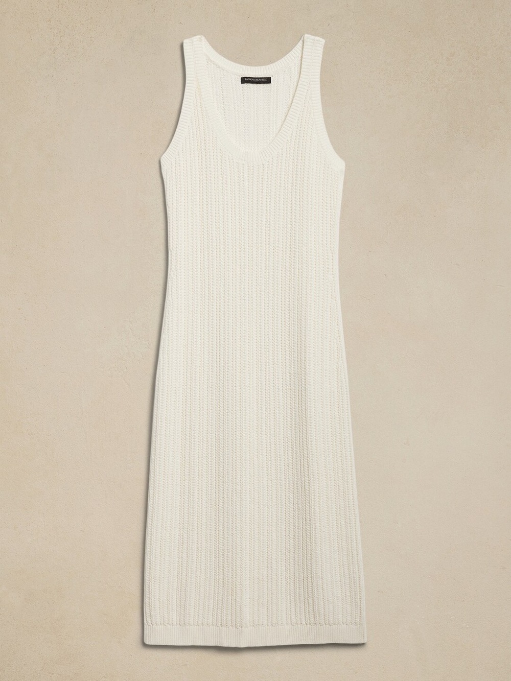 BANANA REPUBLIC NWT XXL Crochet Midi Sweater Dress in Snow Day • Ivory Cream